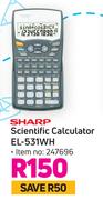 Sharp Scientific Calculator EL-531WH