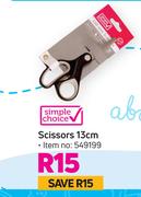 Simple Choice Scissors 13cm