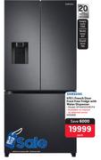 Samsung 470L French Door Frost Free Fridge With Water Dispenser RF49A5202B1/FA