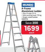 Mundo A-Frame Aluminum Ladder