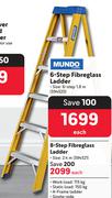Mundo 8-Step Fiberglass Ladder