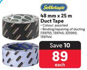 Sellotape 48mm x 25m Duct Tape-Each