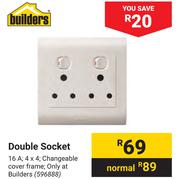 Builders Double Socket