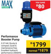 Max Pump Performance Booster Pump