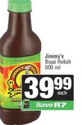 Jimmy Braai Relish-500ml Each