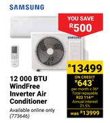 Samsung 12000 BTU WindFree Inverter Air Conditioner