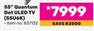 Hisense 55"(139cm) Quantum Dot ULED TV 55U6K