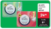 Lil-Lets Essentials Pads-4 x 8's