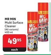 Mr Min Multi Surface Cleaner (All Variants)-400ml Each