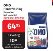 Omo Hand Washing Powder (All Variants)-6 x 300g