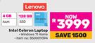 Lenovo Intel Celeron Laptop