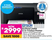 Epson Eco Tank L3252 3 In 1 Colour Printer