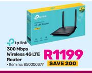 TP-Link 300 Mbps Wireless 4G LTE Router
