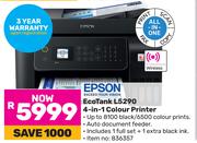Epson Eco Tank L5290 4 In 1 Colour Printer