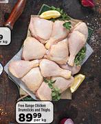 Free Range Chicken Drumsticks And Thighs-Per kg