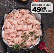 Chicken Stir Fry-500g Per Pack