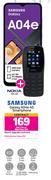 Samsung Galaxy A04e 4G Smartphone-On Red Flexi 140
