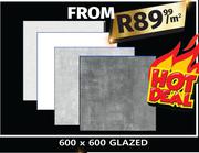 Glazed Tiles 600 x 600-Per Sqm