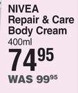 Nivea Repair & Care Body Cream-400ml
