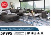Oakland 5 Piece Corner Lounge Suite