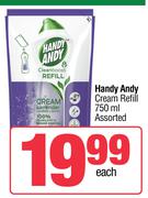 Handy Andy Cream Refill Assorted-750ml