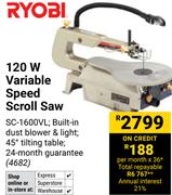 Ryobi 120W Variable Speed Scroll Saw 4682