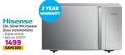 Hisense 26L Silver Microwave Oven H26MOMS5H