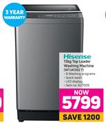 Hisense 13kg Top Loader Washing Machine WTJA1302 T