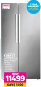 Defy 555L Side-By-Side Fridge/Freezer DFF436