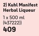 Jagermeister Kuhl Manifest Herbal Liqueur-500ml