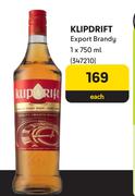 Klipdrift Export Brandy-750ml Each