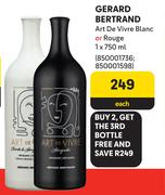 Gerard Bertrand Art De Vivre Blanc Or Rouge-750ml Each