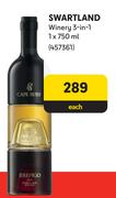 Swartland Winery 3 In 1-750ml Each