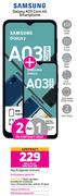 2 x Samsung Galaxy A03 Core 4G Smartphone-On Red Flexi 130 + On Promo 70