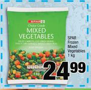 Spar Frozen Mixed Vegetables-1Kg