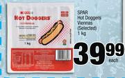 Spar Hot Doggers Viennas(Selected)-1Kg Each