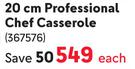 Legend 20cm Professional Chef Casserole-Each 