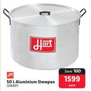 Hart Aluminium Stewpan-50Ltr Each