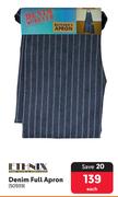 Ethnix Denim Full Apron-Each