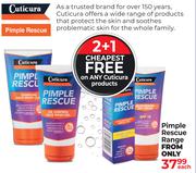 Cuticura Pimple Rescue Face Care Products-Each