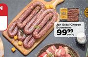 Jan Braai Cheese Boerewors-Per kg
