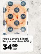 Food Lover's Sliced Peppadew Ham-400g Each