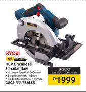 Ryobi 18V Brushless Circular Saw XBCS-185
