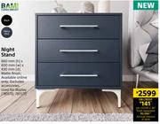 BAM Night Stand-660mm (h) x 600mm (w) x 430mm (d)