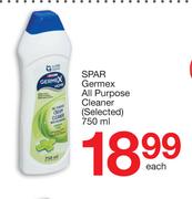 Spar Germex All Purpose Cleaner (Selected)-750ml Each