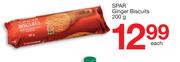 0Spar Ginger Biscuits-200g Each