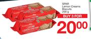 Spar Lemon Creams Biscuits-For 3