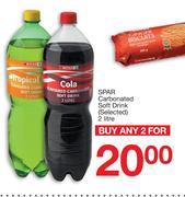 Spar Carbonated Soft Drink (Selected)-For Any 2 x 2Ltr