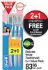 Oral-B Delicate White Toothbrush 2+1 Value Pack-Per Pack