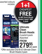 Oral-B Ultimate Clean brush Heads-Per Pack